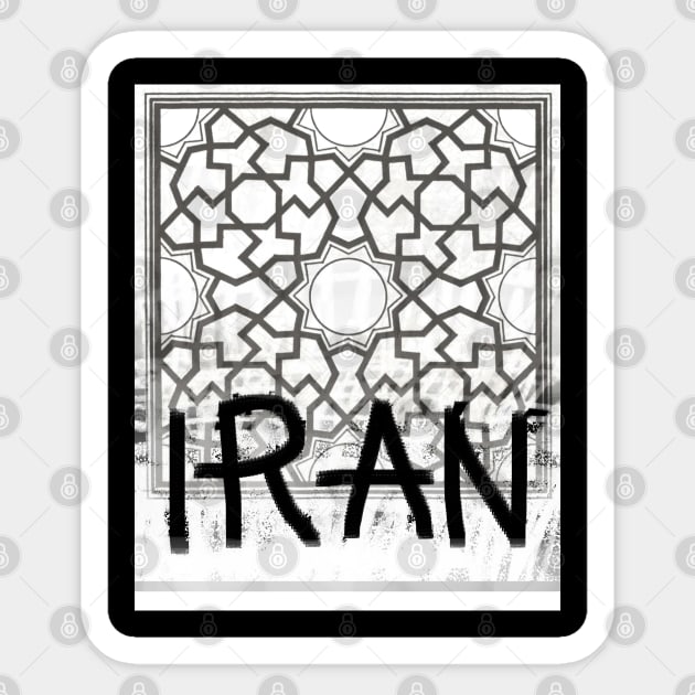 iran, iran diaspora, mahsa amini, iran revolution, iran protests Sticker by Hadigheh-art